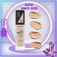 Kem nền dạng lỏng kiềm dầu bền tone Catrice All Matt Plus 18h 30ml