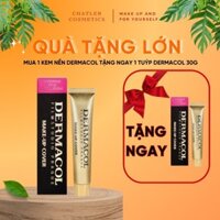 Kem nền DERMACOL 30g, kem che khuyết điểm dẻmacol