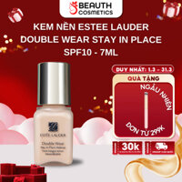 Kem Nền Estee Lauder Double Wear Stay In Place SPF10 Che Khuyết Điểm Kiềm Dầu, Lâu Trôi 7ML