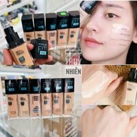 Kem nền kiềm dầu mịn lì tự nhiên Maybelline Fit Me Matte Poreless Foundation 30ml