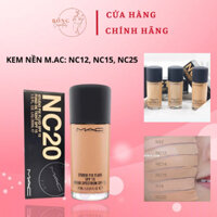 Kem nền lâu trôi 24h MAC Studio Fix Fluid SPF 15/PA++ 30ml - Bống cosmestics