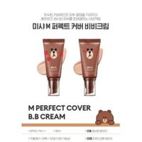 Kem nền M Perfect Cover B.B Cream SPF42/PA+++ Line Friends Edition 2