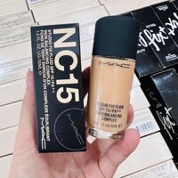 Kem nền MAC Studio Fix Fluid Foundation 30ML SPF 15, Kem nền Mac chính hãng NC15