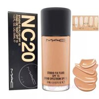 Kem Nền MAC Studio Fix Fluid Foundation SPF 15 màu NC20 30ml