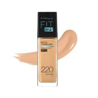 Kem Nền Maybelline Fit Me 220 Matte + Poreless Natural Beige