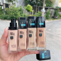 Kem Nền Maybelline Fit Me New York Matte Poreless Foundation 30ml Kiềm Dầu Chống Nắng