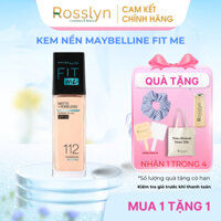 Kem Nền Maybelline Fit Me New York Matte Poreless Foundation 30ml Kiềm Dầu Chống Nắng Rosslyn