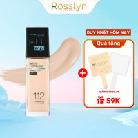 Kem Nền Maybelline Fit Me New York Matte Poreless Foundation 30ml Kiềm Dầu Chống Nắng Rosslyn