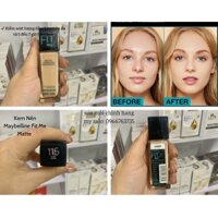 Kem nền Maybelline Fit Me Foundation Matte Poreless Normal To Oily