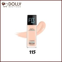 Kem Nền Maybelline Fit Me Matte Poreless Foundation 115