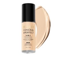 Kem nền Milani Conceal + Perfect 2in1 Foundation + Concealer 30ml