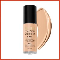 Kem nền MILANI Conceal + Perfect 2 in 1 Foundation & Concealer (30ml) - Chip Cosmetic