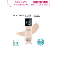 KEM NỀN MỊN DA KHÔNG BÓNG NHỜN CHE PHỦ TỰ NHIÊN MAYBELLINE FIT ME MATTE + PORELESS - 112
