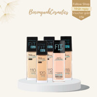 Kem Nền Mịn Nhẹ Kiềm Dầu Fit Me Maybelline Chống nắng Matte Poreless Foundation 30ml