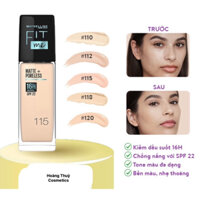 Kem Nền Mịn Nhẹ, Kiềm Dầu Maybelline Fit Me 30ml