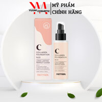 Kem Nền Pretty Skin Collagen Foundation, Kem Nền Collagen, Kem Nền Lâu Trôi 100ml