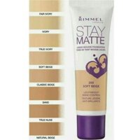 Kem nền Rimmel Stay Matte Liquid Mousse Foundation