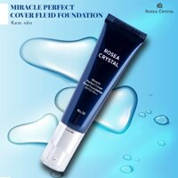 Kem nền Rosea Crystal Miracle Perfect Cover Fluid Foundation No.25 – tone da châu Á 30 ml