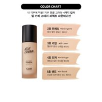 Kem nền siêu mềm mịn, che khuyết điểm CLIO Kill Cover Stay Perfect Foundation Mẫu Mới 2020