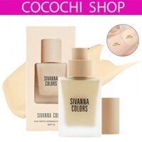 Kem Nền Sivanna Colors Silky  HF118 30ml kiềm dầu che khuyết điểm tốt