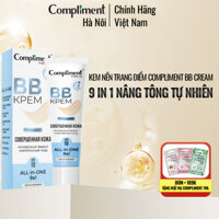 Kem nền trang điểm Compliment BB cream 9in1 SPF10 nâng tông tự nhiên không bết dính bóng nhờn 35ml