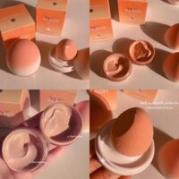 Kem nền trang điểm đào Peach 6in1 kèm bông hồ lô KISSBEAUTY