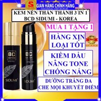 Kem nền trang điểm kiềm dầu che khuyết điểm loại tốt BCD Sidumi hàn quốc chính hãng cho da dầu mụn khô BB cream phấn phủ