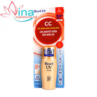 Kem nền trang điểm và chống nắng biore spf50+/pa+++ 30ml