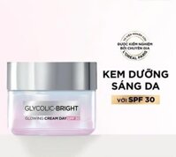Kem ngày dưỡng sáng mờ thâm nám L'oreal Paris Glycolic-Bright Glowing Cream Day SPF 30 50ml