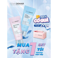 Kem ngày senademar Whitening day cream 50ml nâng tông trắng hồng+kem đêm senademar aqua calming cream phục hồi 30ml TK3