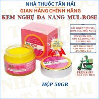 Kem nghệ đa năng MUL ROSE dưỡng da, giảm mụn, viêm da, ngứa, mờ thâm, chàm sữa, hăm, bỏng, vết thương hở, hũ 30gr
