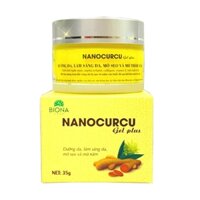 Kem Nghệ Nano Biona - Nano Curcu Gel Plus - Gúp dưỡng da ban đêm giảm mụn nám