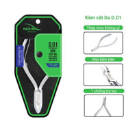 Kềm Nghĩa D01, Kềm Cắt Da, Inox không gỉ - Phụ Kiện Nail Hoàng Ka