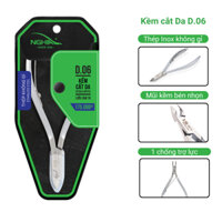 Kềm Nghĩa D.06 Jaw 16 kềm cắt da cao cấp Mũi 16 / kiềm nhặt da thép không gỉ D06 mũi 14