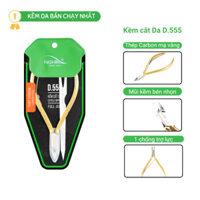 Kềm Nghĩa D555( kèm dũa sắt) , Kềm Cắt da, chính hãng - phu kien nail Hoangka