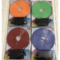 (Kèm Nguồn) Đèn Led Neon 5M Uốn Chữ Cao Cấp, Đèn Neon Trang Trí Ngoài Trời.