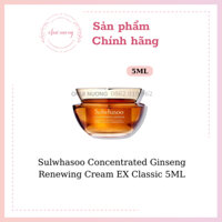 Kem nhân sâm Sulwhasoo Concentrated Ginseng Renewing Cream ex Classic 5ML_ohuinuong