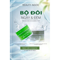 Kem Nhật Việt Trà Xanh Bộ Đôi Ngày Đêm Đa Chức Năng