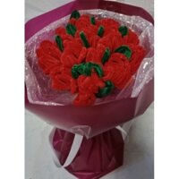 [KẼM NHUNG] Bó hoa tulip nhiều màu sắc (khách chọn màu)