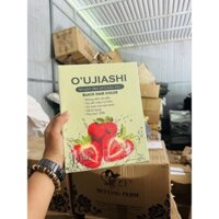 Kem Nhuộm Đen Phủ Bạc Tóc Dâu Tây OUJIASHI 420ml x2