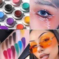 Kem Nhuộm Lông Mày Cos Màu Bút Kẻ Mắt Sơn Mặt Bút Chì Lông Mày Trắng Đỏ Xanh Xanh Tím Đơn Sắc Phấn Mắt