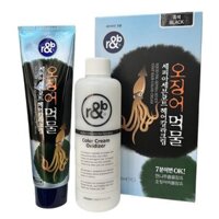 Kem Nhuộm tóc BẠC r&b HENNA  (NATURAL BROWN, DARK BROWN, Black) 150ML