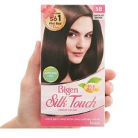 Kem Nhuộm Tóc Bigen Silk Touch #5B Nâu Sôcôla