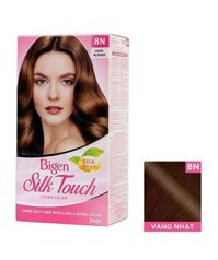 Kem nhuộm tóc Bigen Silk Touch 8N Vàng nhạt