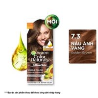 Kem Nhuộm Tóc Chuẩn Màu Garnier Màu Nâu Ánh Vàng [Cty - Full VAT]