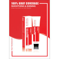 Kem nhuộm tóc collagen kirin 71 - Màu nâu khói - Nhuộm thời trang màu nâu khói - Nhuộm từ nền tóc vàng Level 9