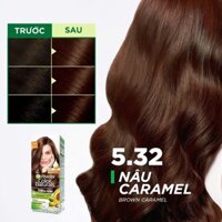 Kem Nhuộm Tóc Garnier Color Naturals 50ml #Màu 5.32 Nâu Caramel (Hộp)