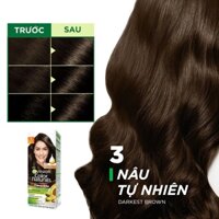 Kem Nhuộm Tóc Garnier Màu 3 Nâu Tự Nhiên (Hộp)