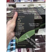 Kem nhuộm tóc màu đen Stylist 5 Minutes Speedy Hair Color Cream