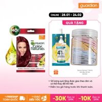 Kem Nhuộm Tóc Màu Thời Trang Garnier Color Naturals Ultra Colors Màu 7.65 Rasberry Red Đỏ Thuần 100gr